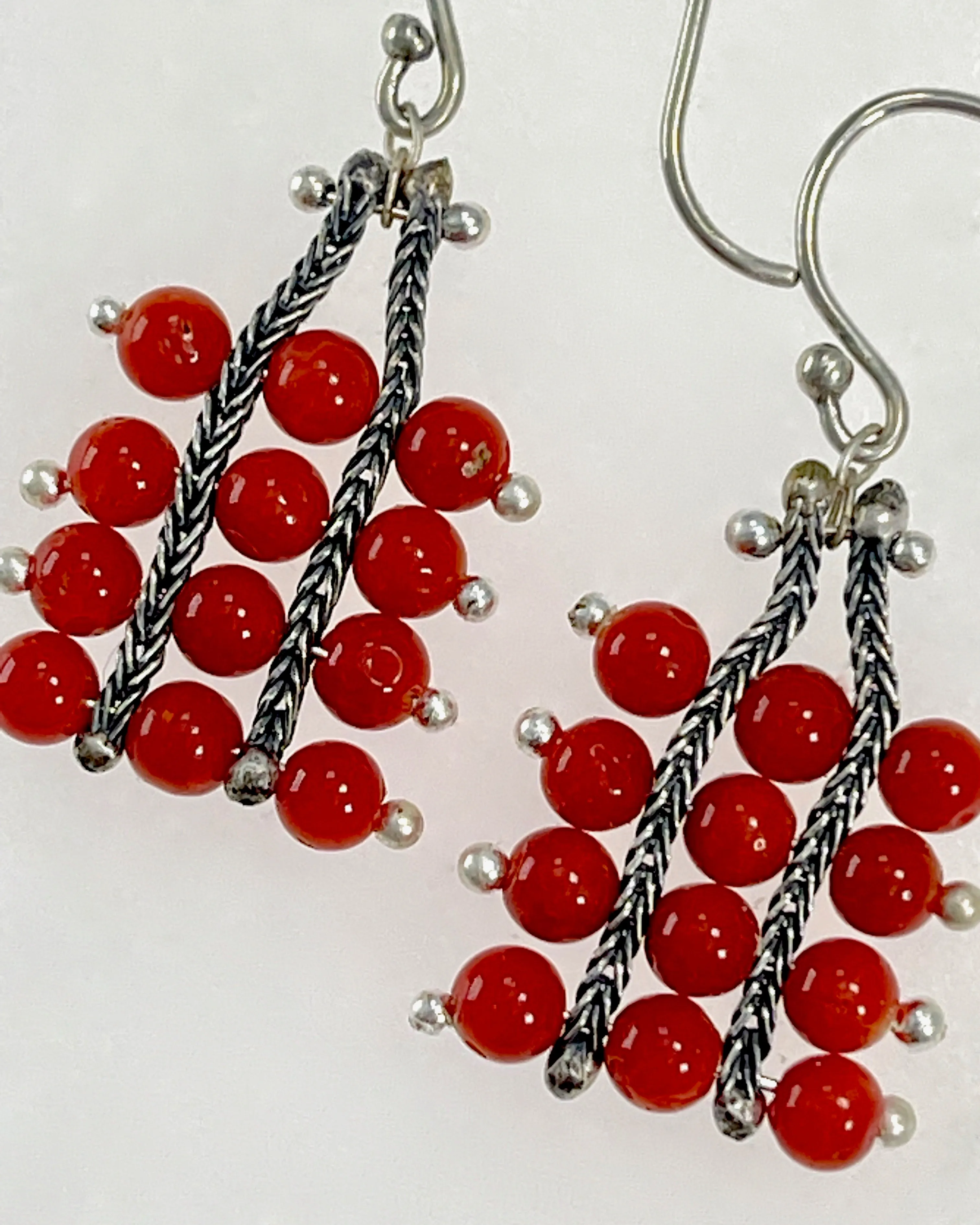 Ten Thousand Things Coral Square Earrings
