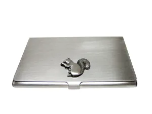 Textured Squirrel Business Card Holder