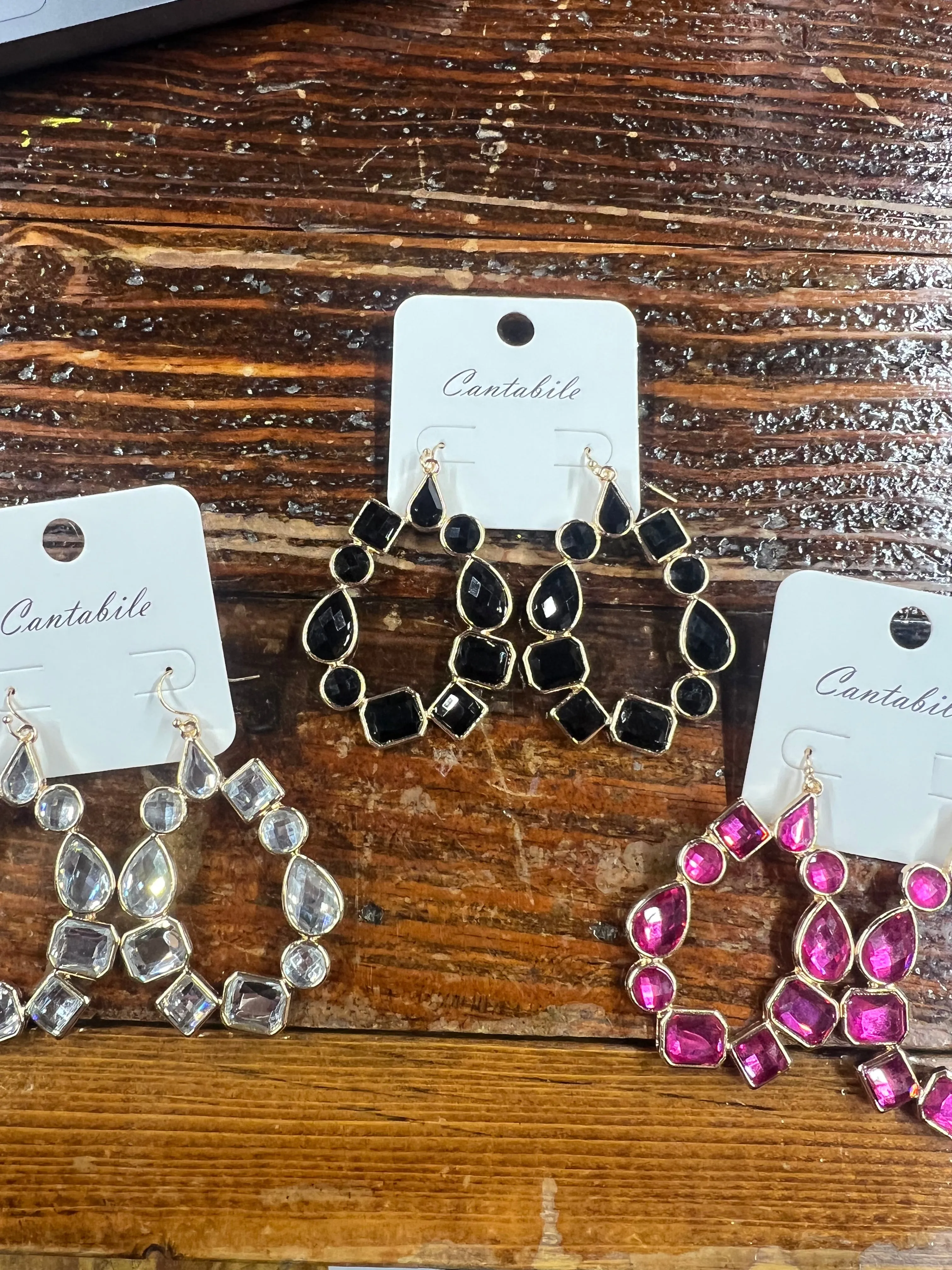 The “Glitz” Teardrop Earrings