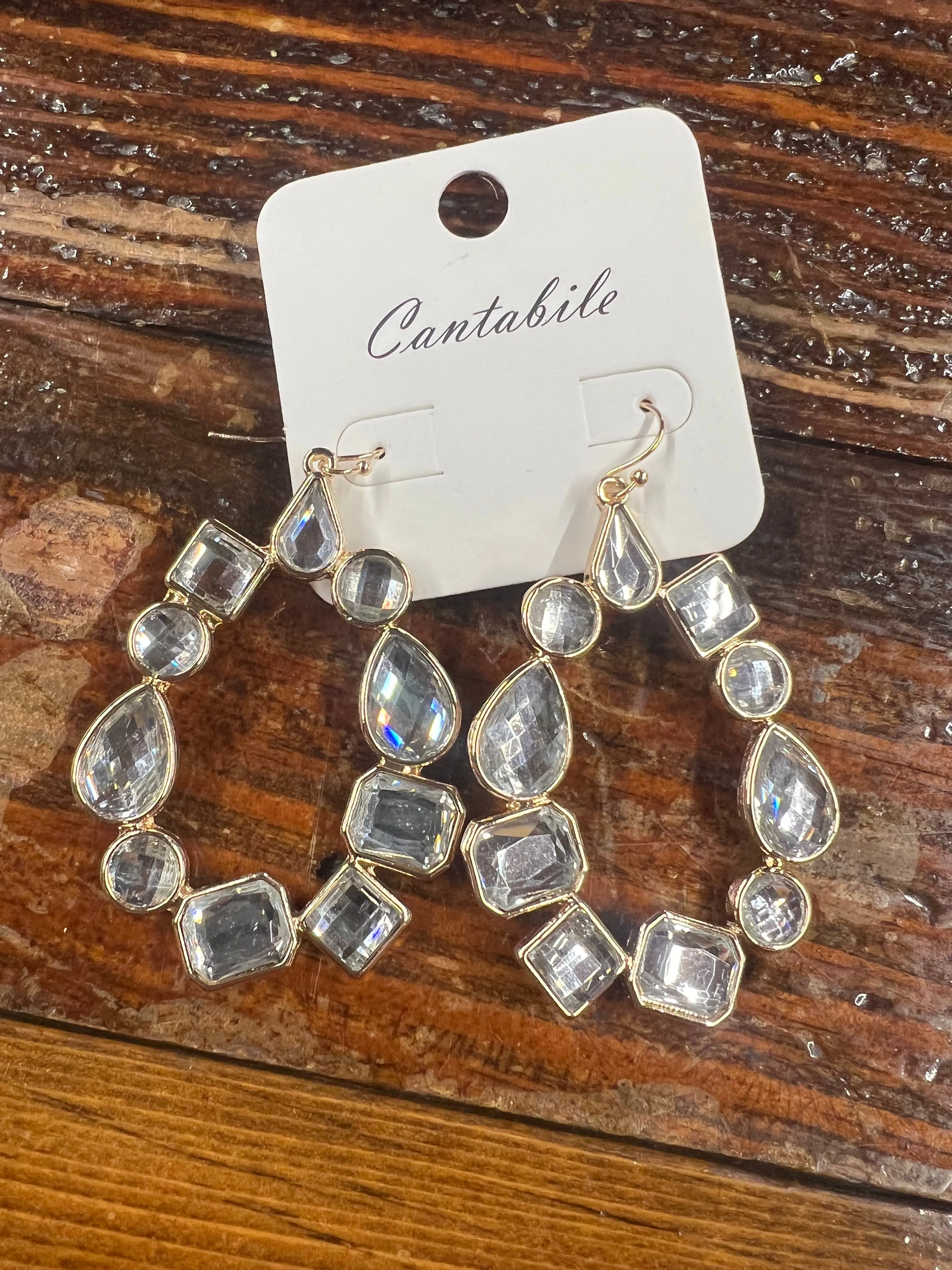 The “Glitz” Teardrop Earrings