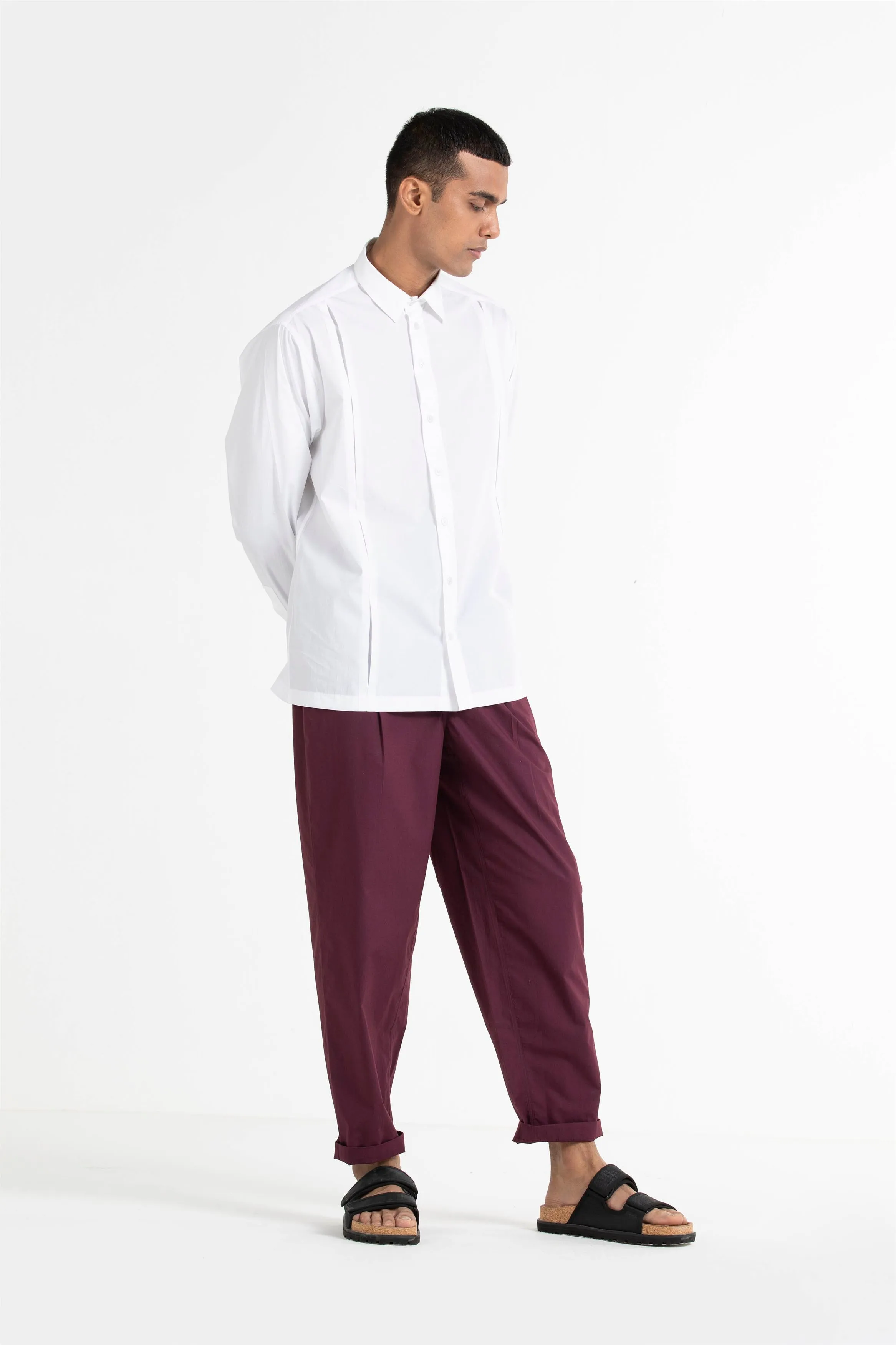 THREE   -   Front Pleat Shirt Co Ord