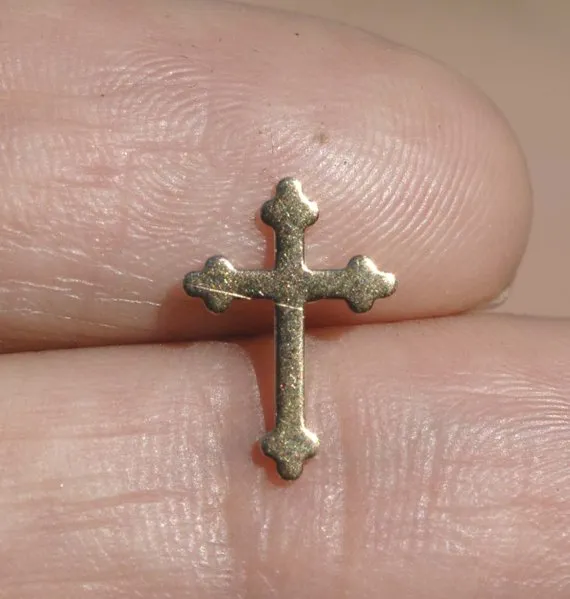 Tiny metal Cross Blanks