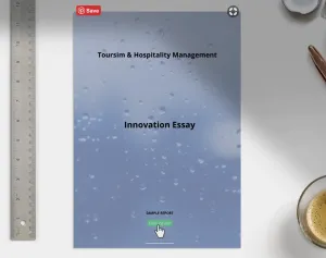 Tourism & Hospitality Management Innovation Essay