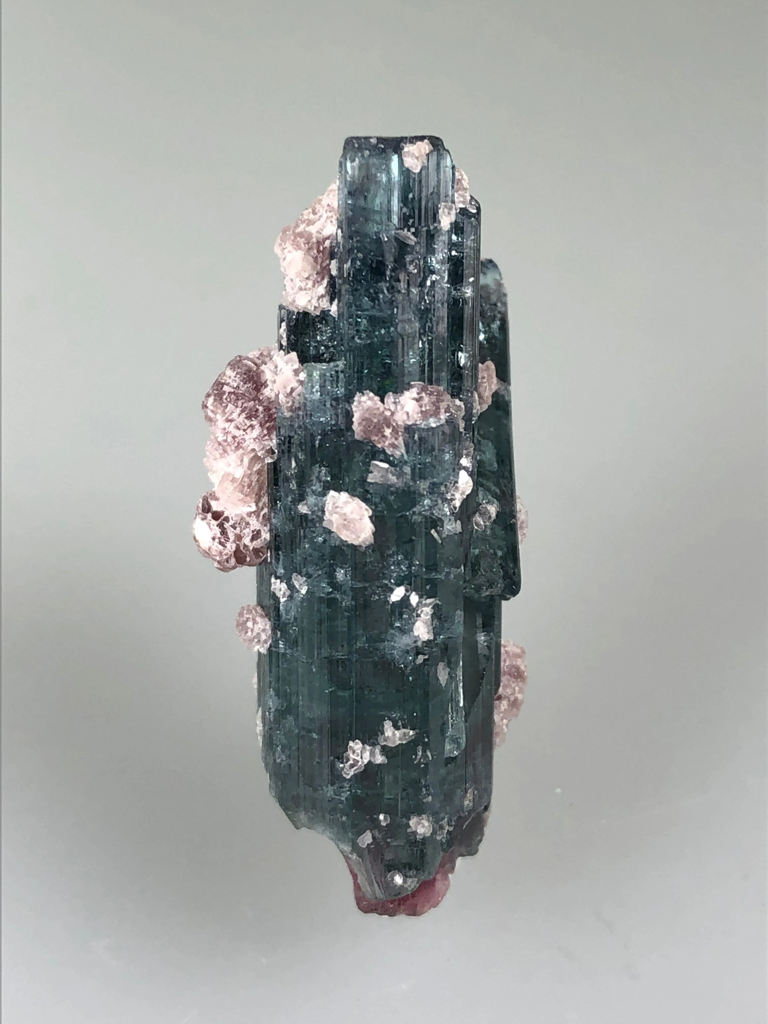 Tourmaline (Watermelon), Minas Gerais, Brazil, ex. Louis Lafayette Collection #735, Miniature 1.3 x 1.5 x 3.9 cm, $125. Online Nov. 17