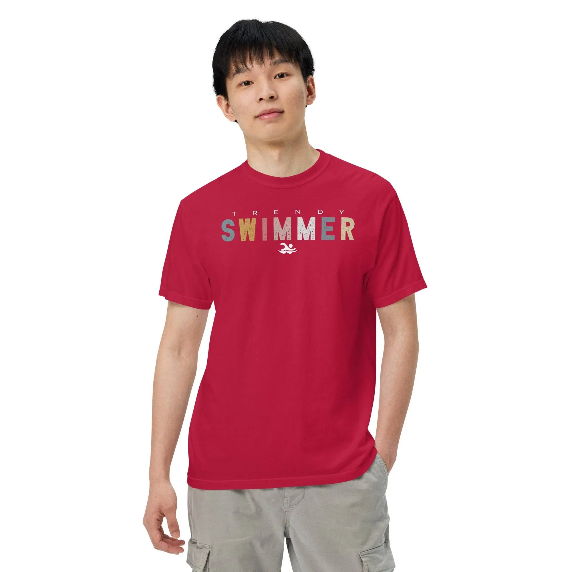 Trendy Swimmer Comfort Colors Heavyweight T Shirt