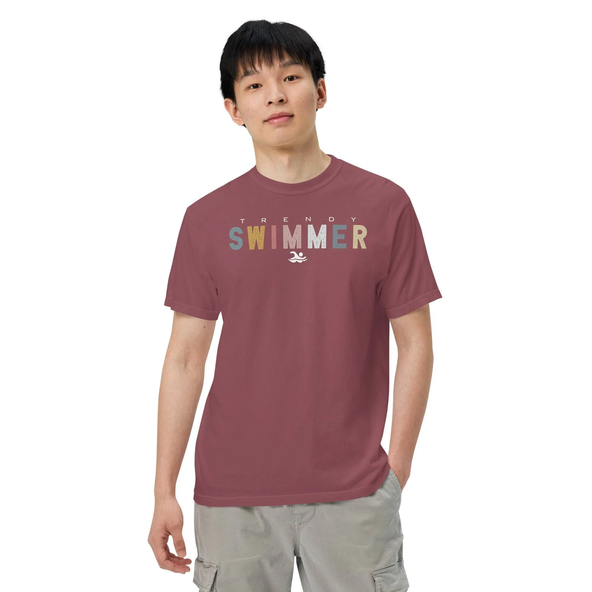 Trendy Swimmer Comfort Colors Heavyweight T Shirt