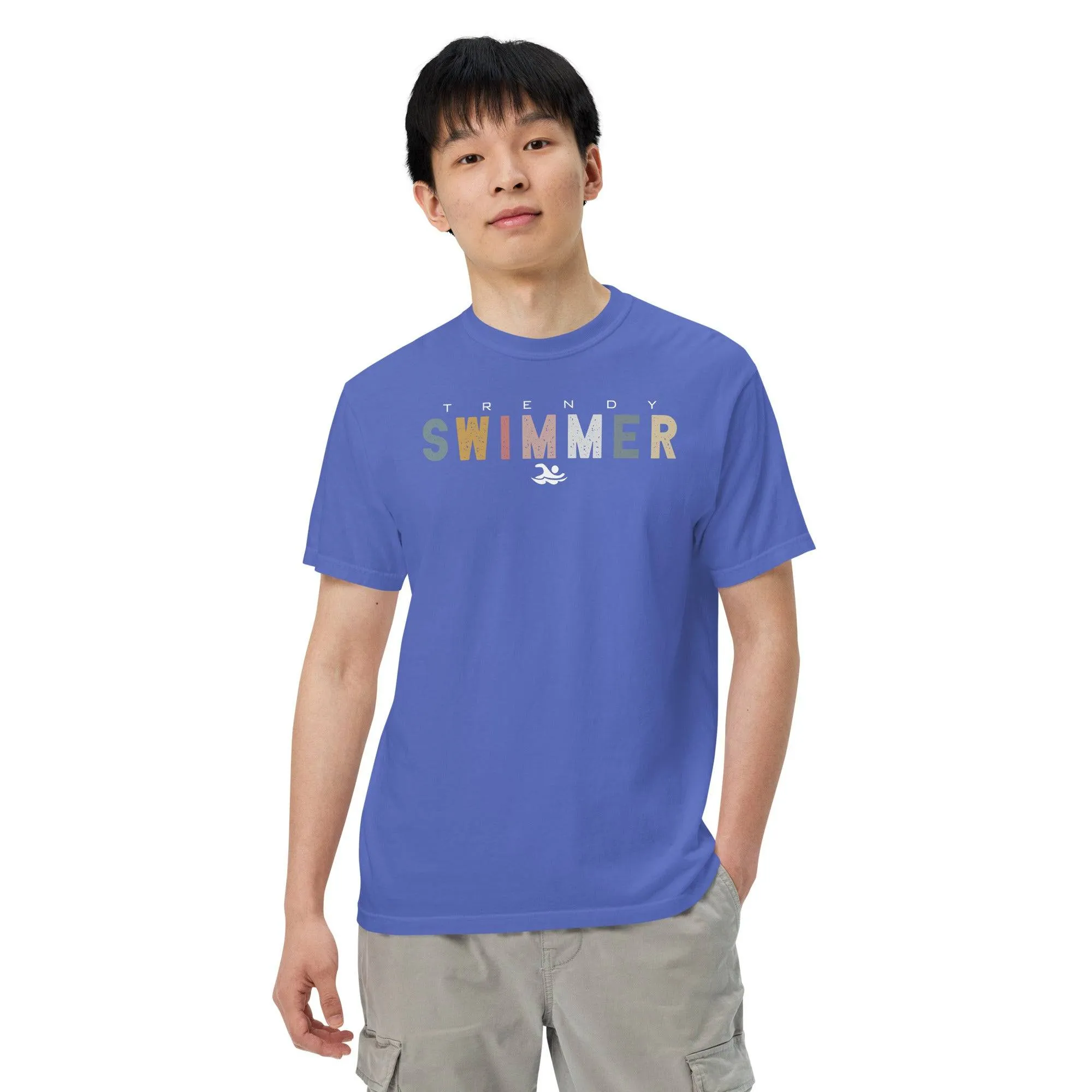Trendy Swimmer Comfort Colors Heavyweight T Shirt