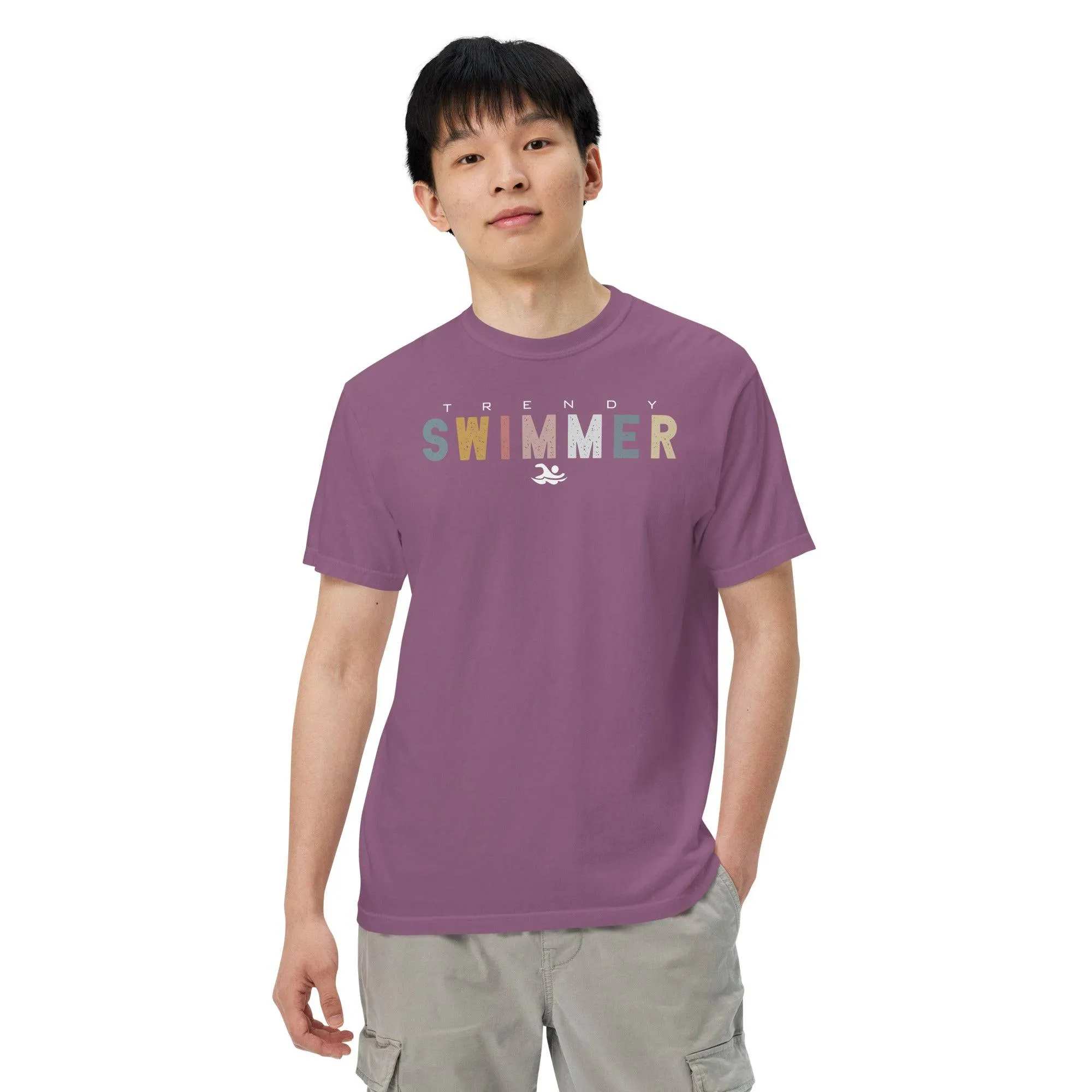 Trendy Swimmer Comfort Colors Heavyweight T Shirt