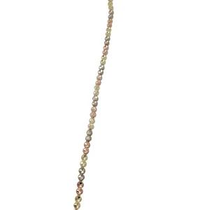 Tricolor Faceted-cuts Fancy Lady Bracelet (14K)