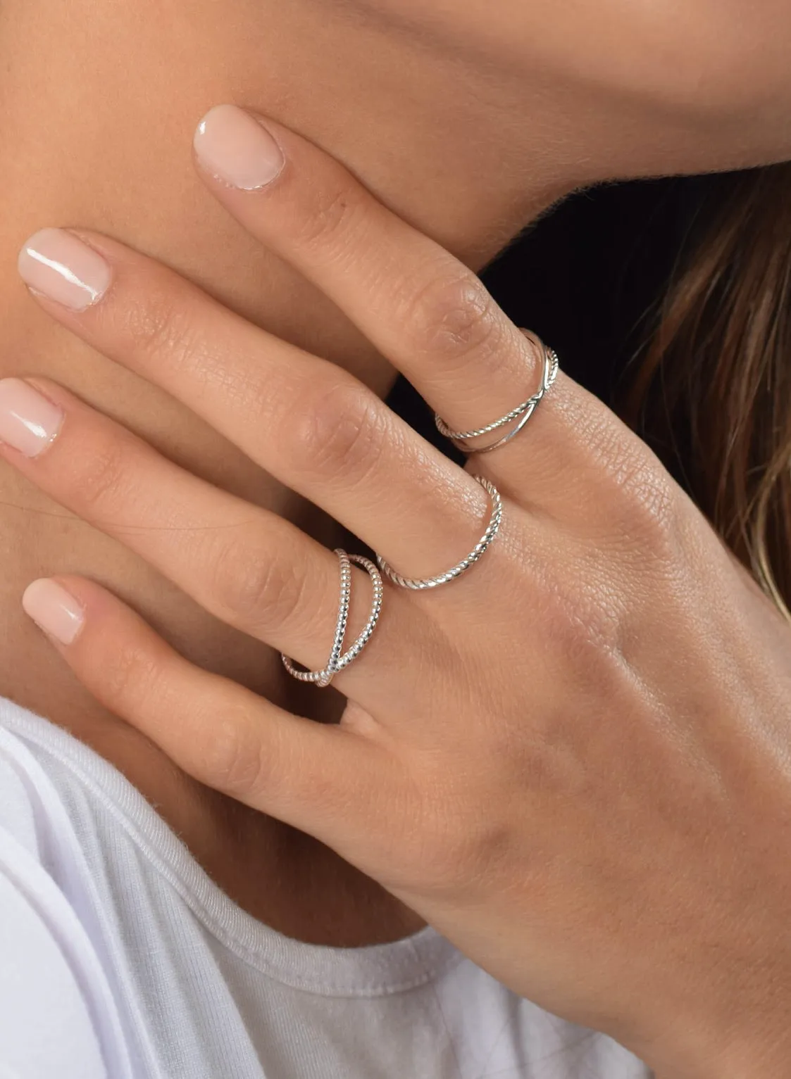 TWISTED RING/SILVER