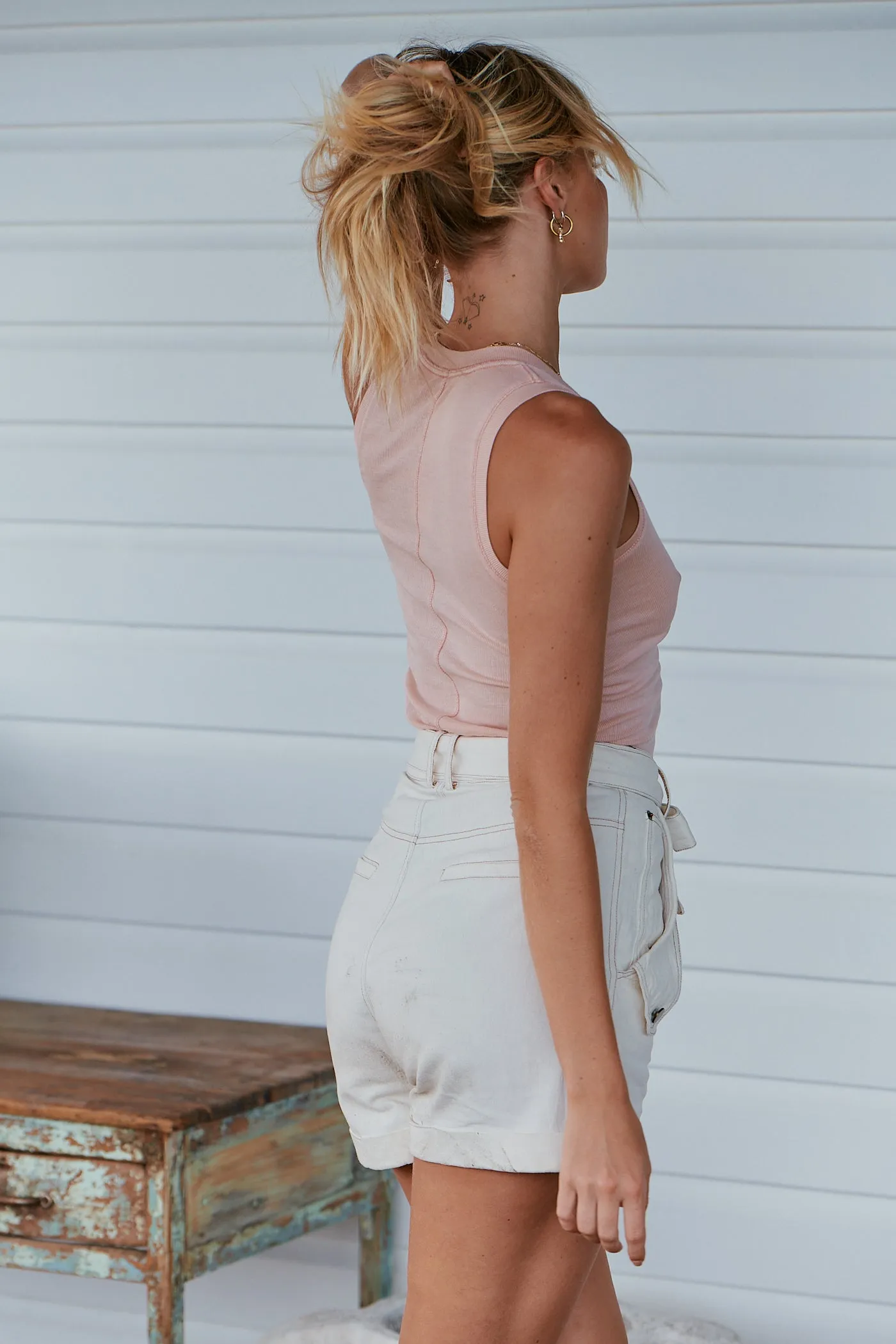 U-neck Tank - Island Rose ~ Free People