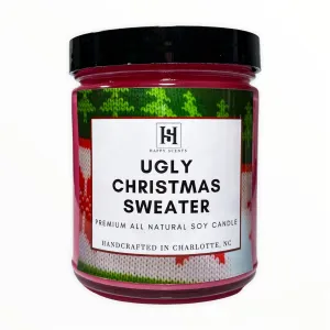 Ugly Christmas Sweater Jar Candle