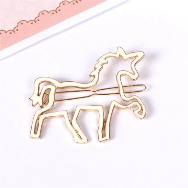 Unicorn Hair Clips (3 Colors)
