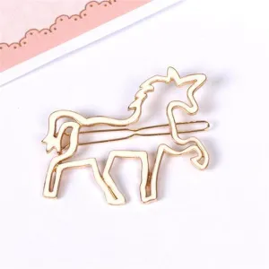 Unicorn Hair Clips (3 Colors)