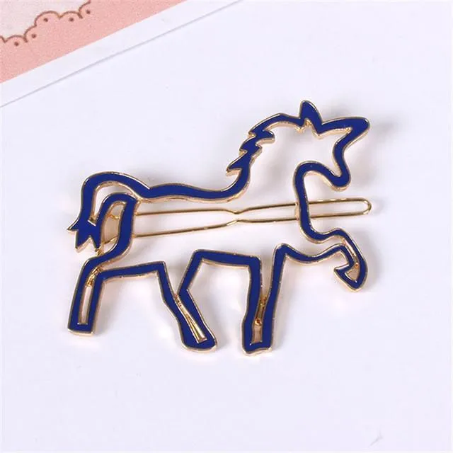 Unicorn Hair Clips (3 Colors)