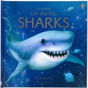 Usborne Books: Lift-the-Flap Sharks - Hardcover