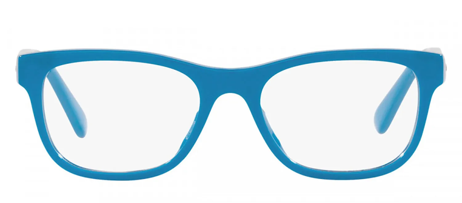 Versace Kids VK 3325U 5379 Pillow Plastic Blue Eyeglasses with Logo Stamped Demo Lenses