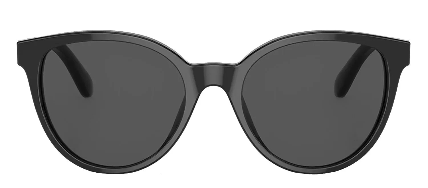 Versace Kids VK 4427U GB1/87 Round Plastic Black Sunglasses with Grey Lens