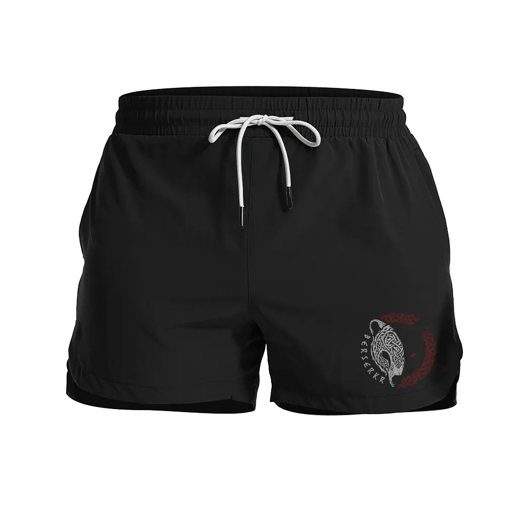 Viking Berserker Graphic Shorts