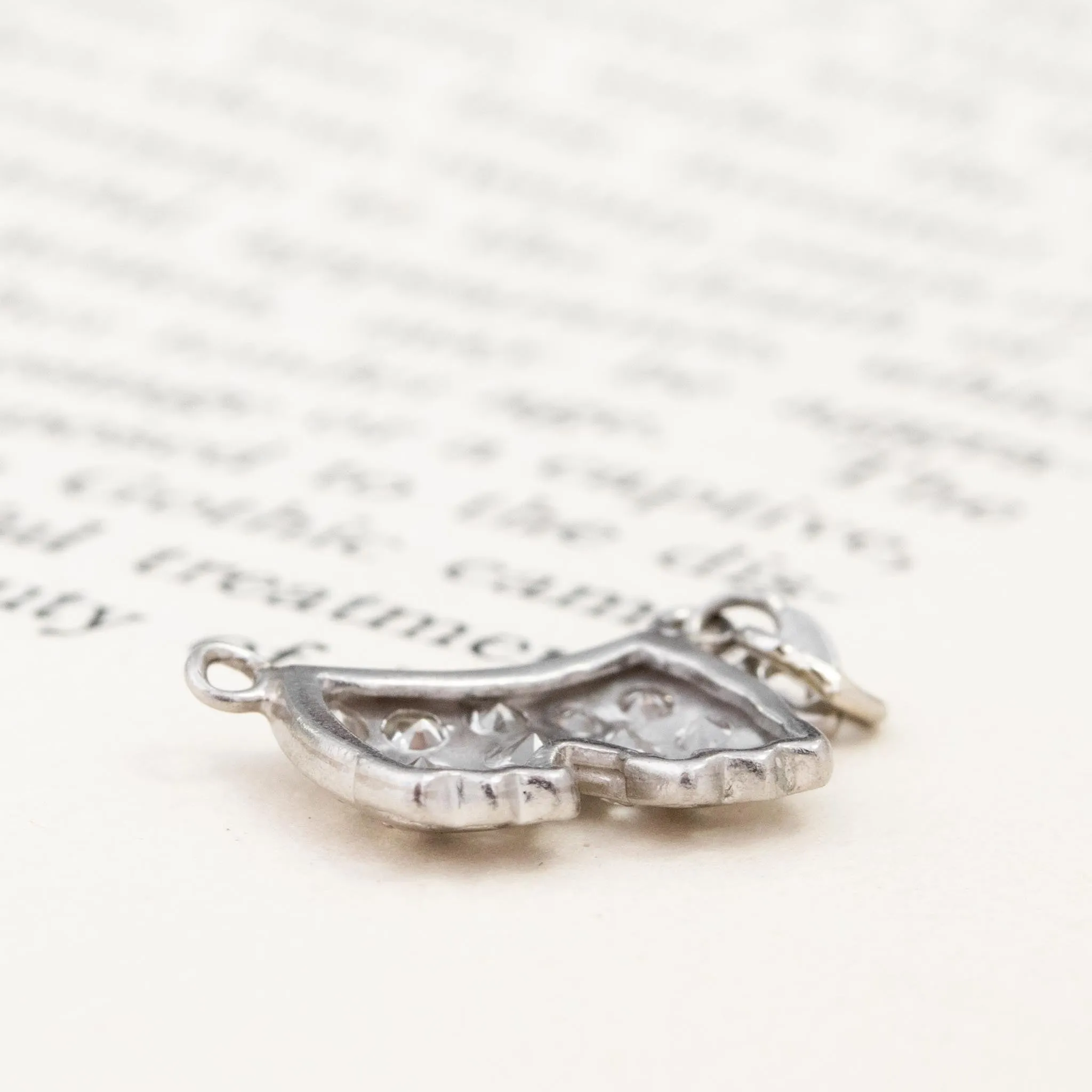 Vintage Diamond Bloomers Pendant/Charm