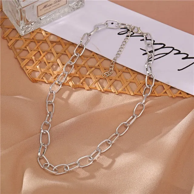 Vintage Multi-layer Coin Chain Choker Fashion Portrait Chunky Chain Necklaces Jewelry