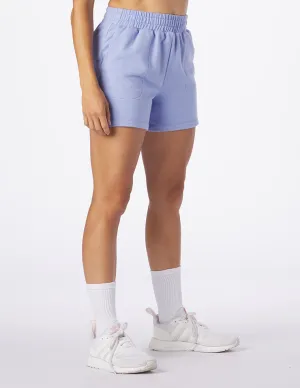 Vintage Oversized Sweat Short: Lilac