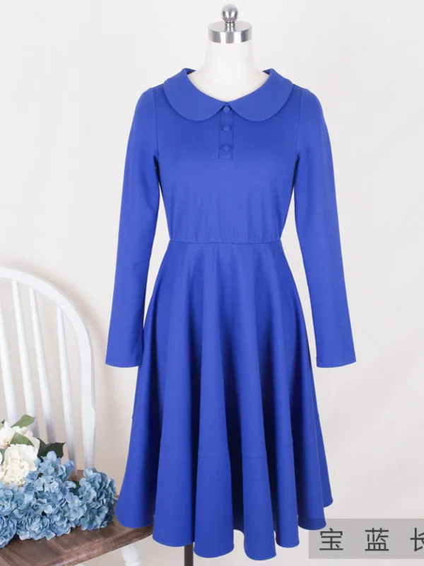 vintage peter pan collar dress