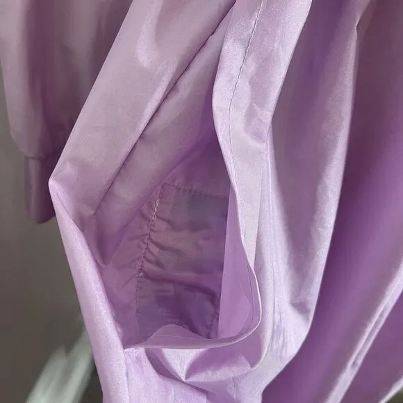 Vintage Totes Very Feminine Puff Sleeve Trench Style Raincoat in Lavener