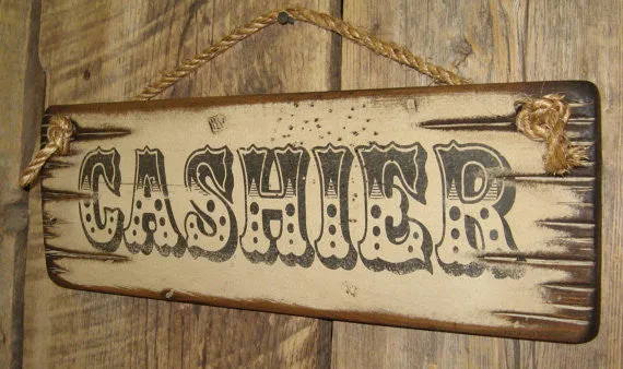 Wall Sign Business: Cashier