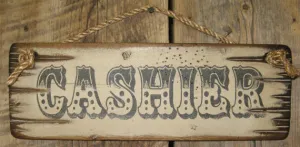 Wall Sign Business: Cashier