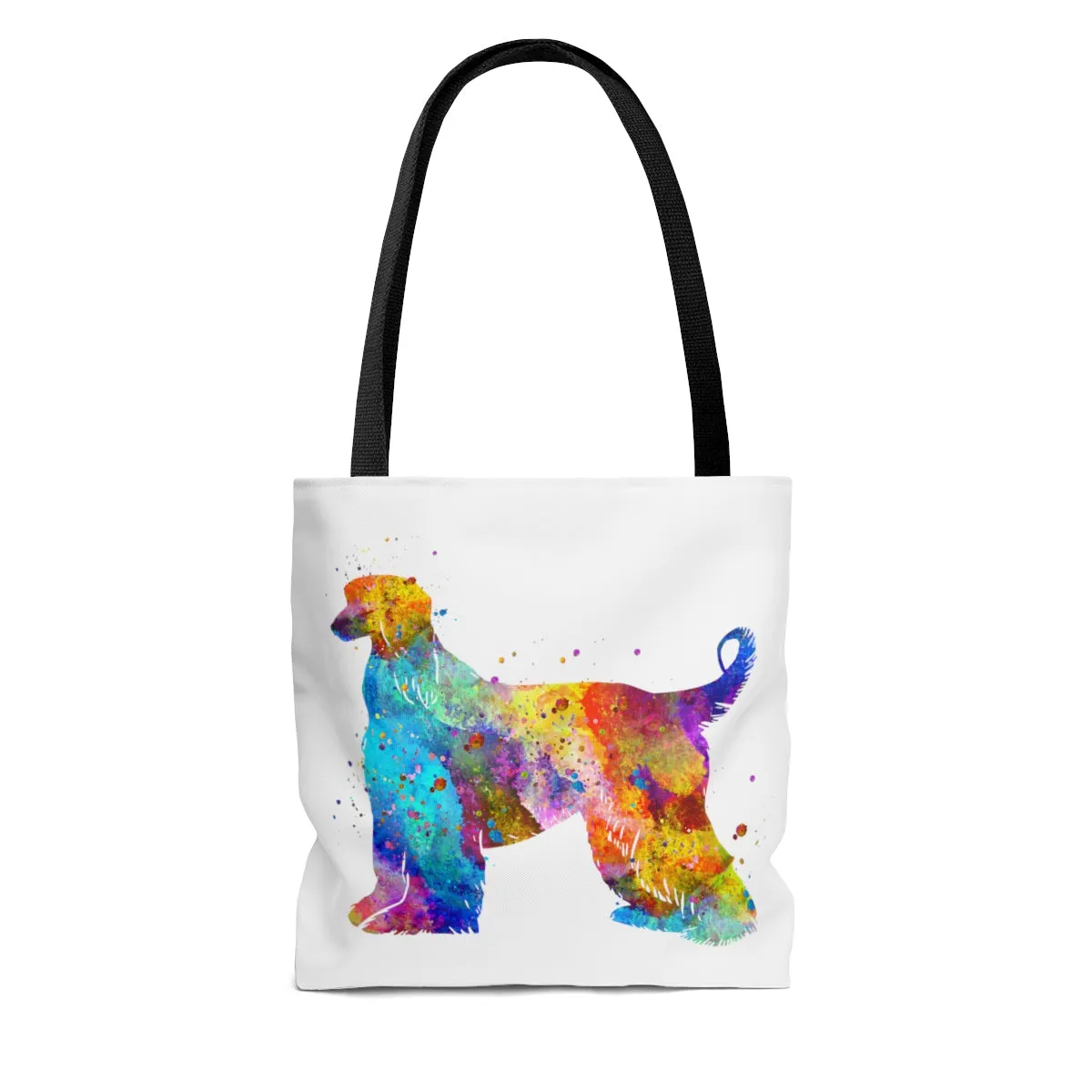 Watercolor Afghan Hound Tote Bag
