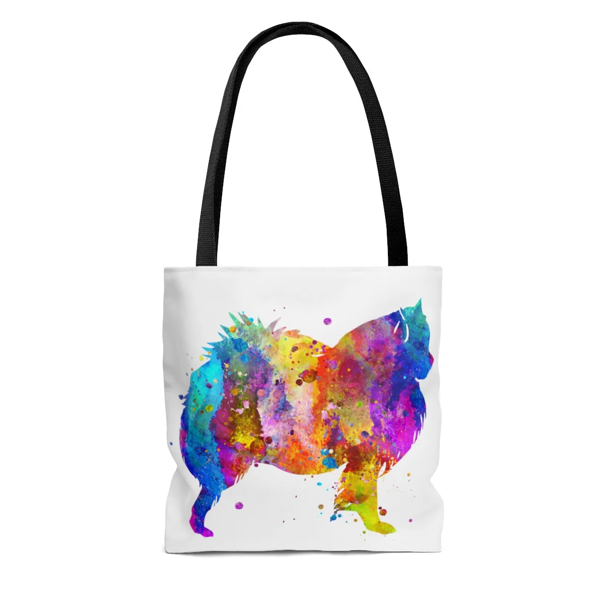 Watercolor American Eskimo Tote Bag