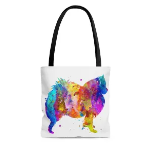 Watercolor American Eskimo Tote Bag