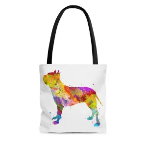 Watercolor  American Staffordshire Terrier Tote Bag