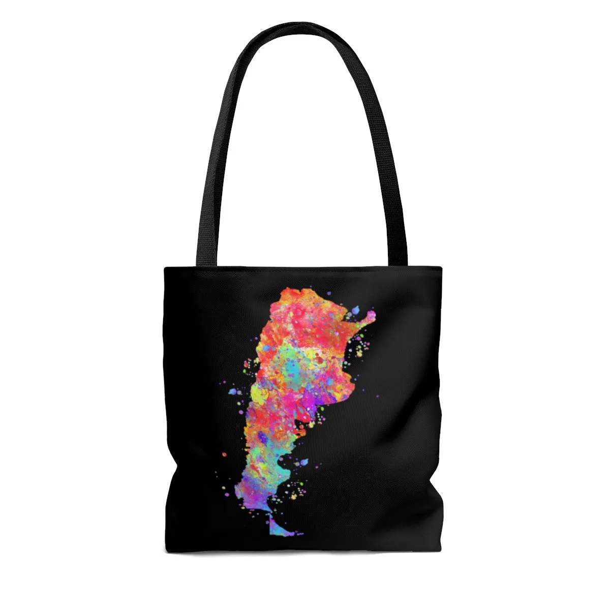 Watercolor Argentina  Map Tote Bag