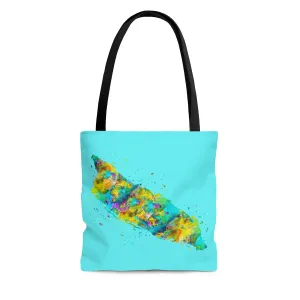 Watercolor Aruba Map Tote Bag