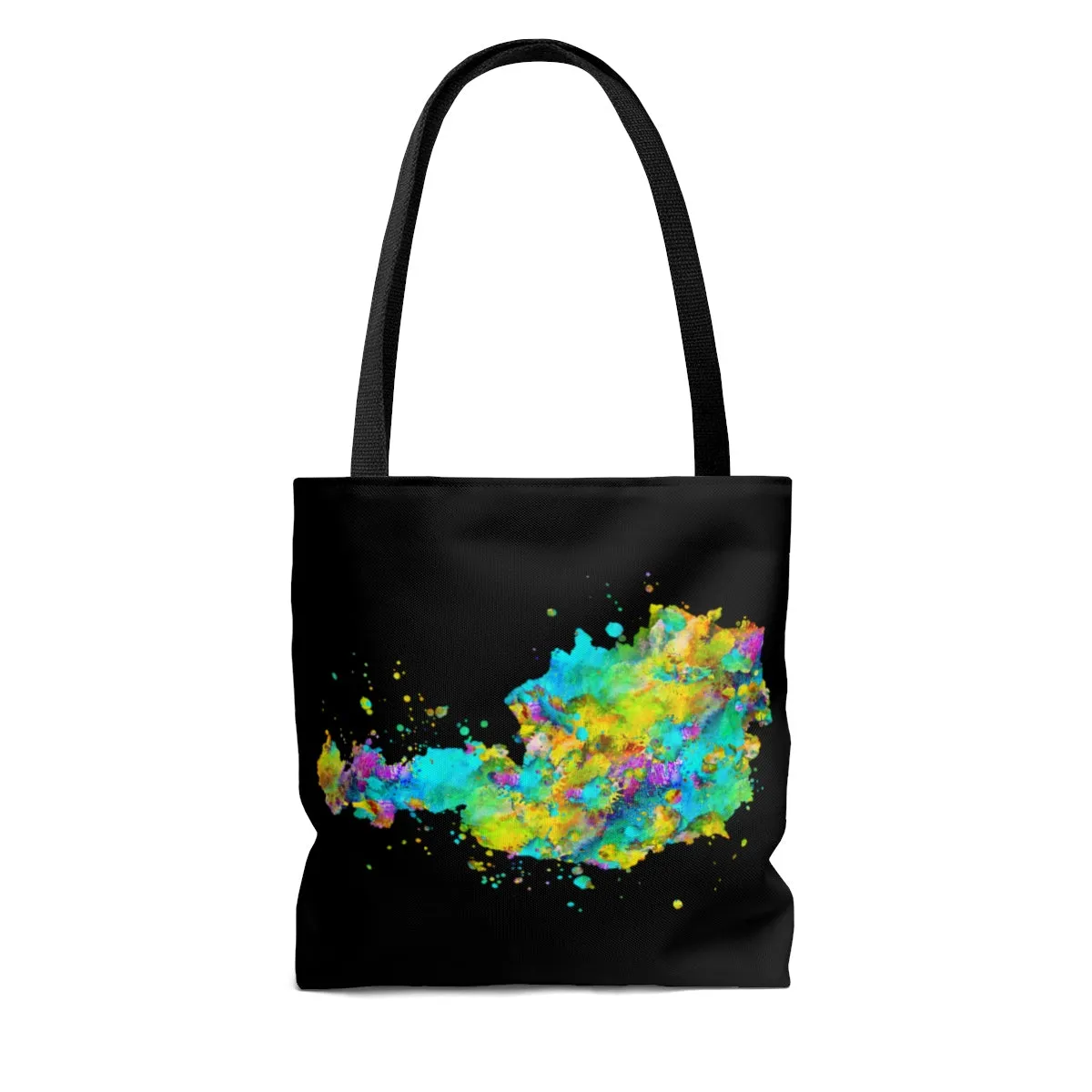 Watercolor Austria Map Tote Bag