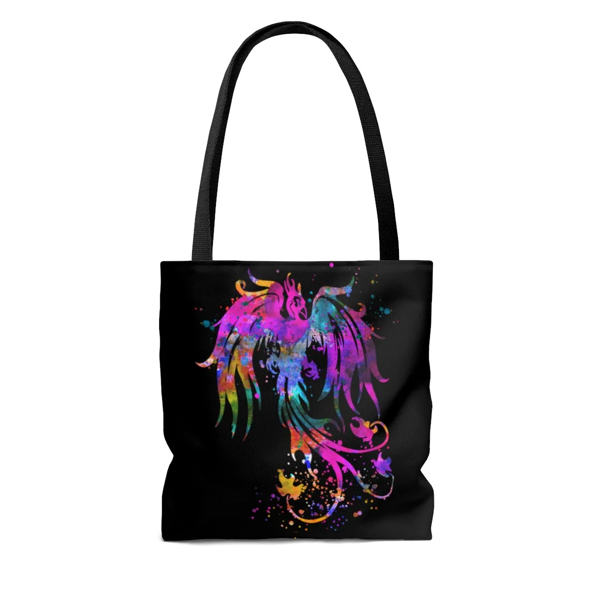 Watercolor Phoenix Bird Tote Bag