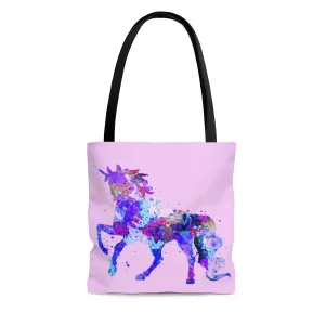 Watercolor Unicorn Tote Bag