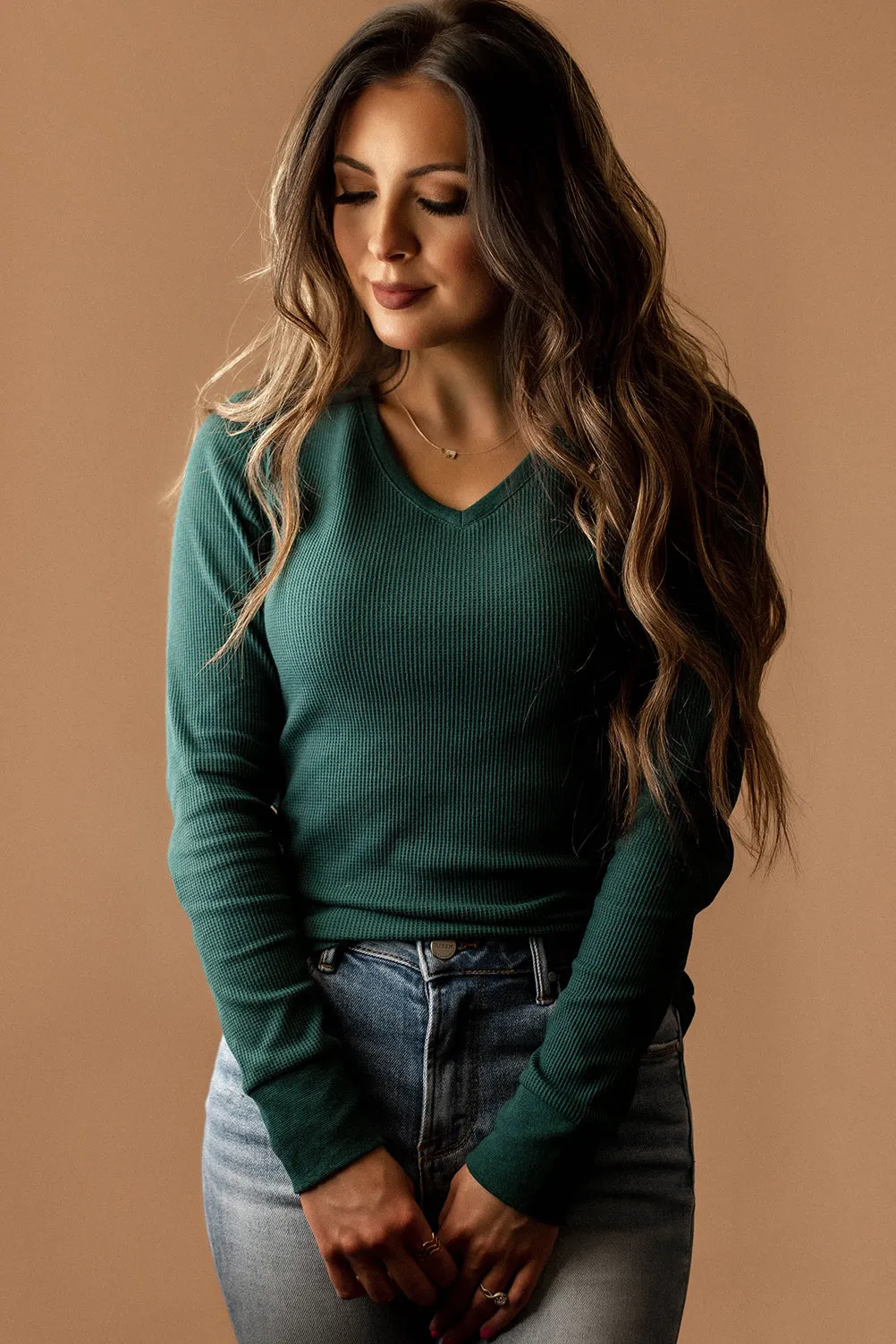 Why Don't We Long Sleeve Top (Rust)