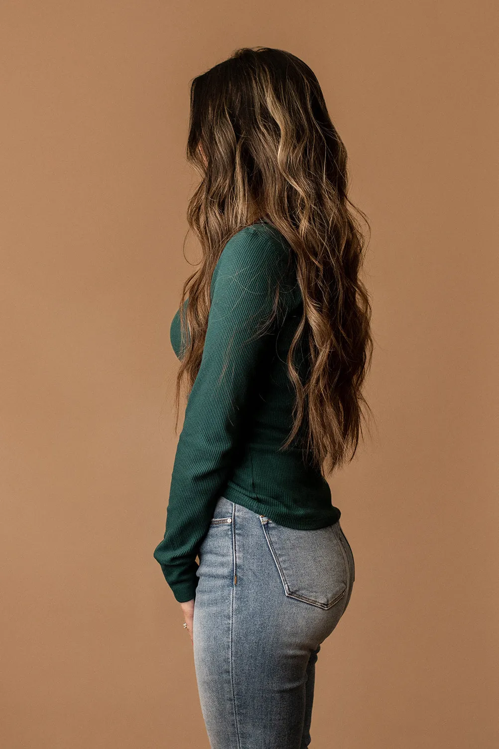 Why Don't We Long Sleeve Top (Rust)