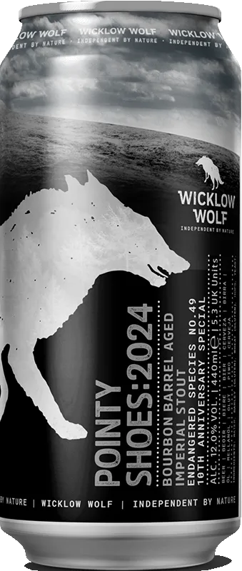 Wicklow Wolf Pointy Shoes 2024 Stout 44cl Can