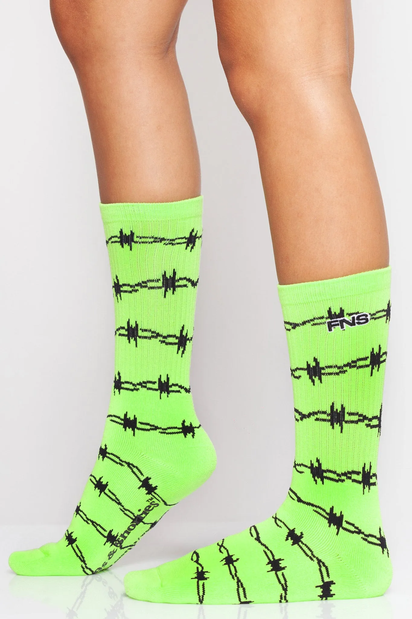 Wired Socks Neon Green