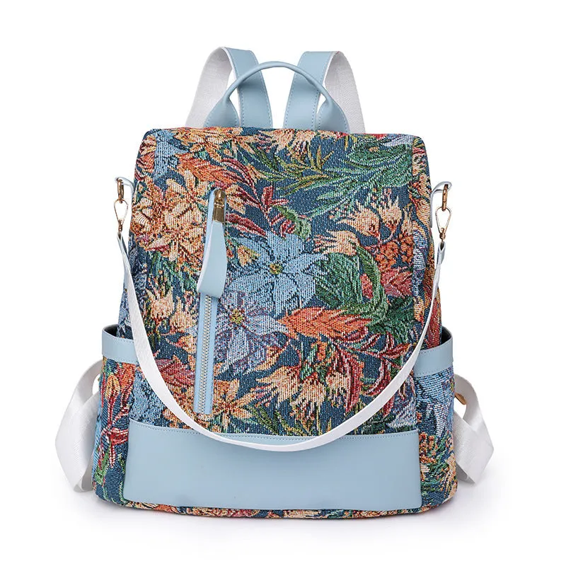Women's Fashion National Style Large Capacity Backpacks