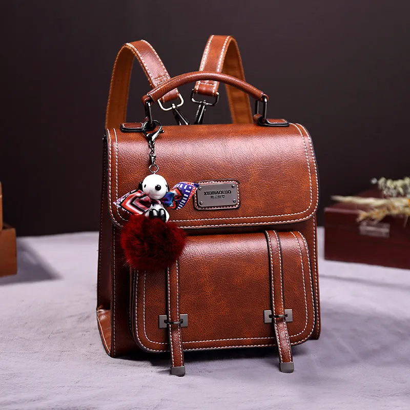 Women's Xi Di Paul Retro Style Single Backpacks