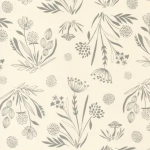 Woodland And Wildflowers Florals in cream 45583 11