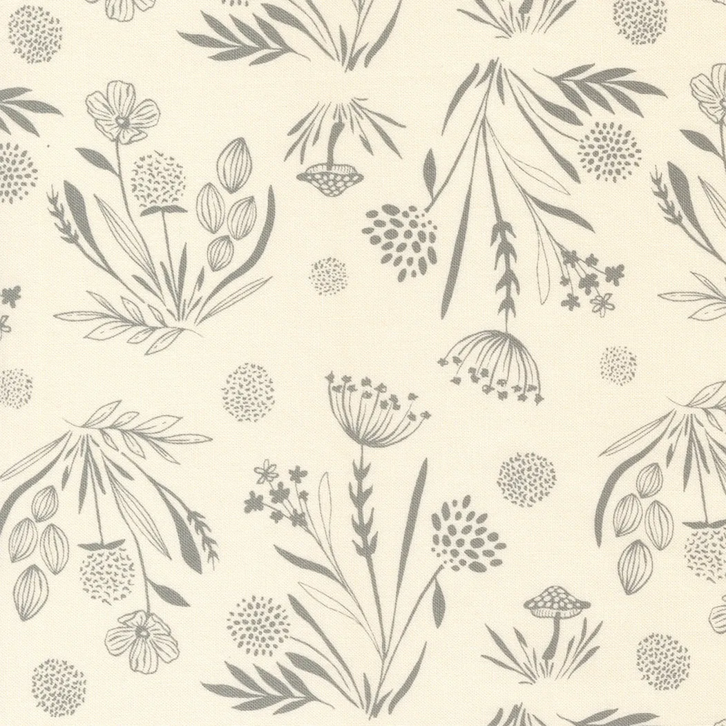 Woodland And Wildflowers Florals in cream 45583 11