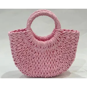 WOVEN BAG | LIGHT PINK