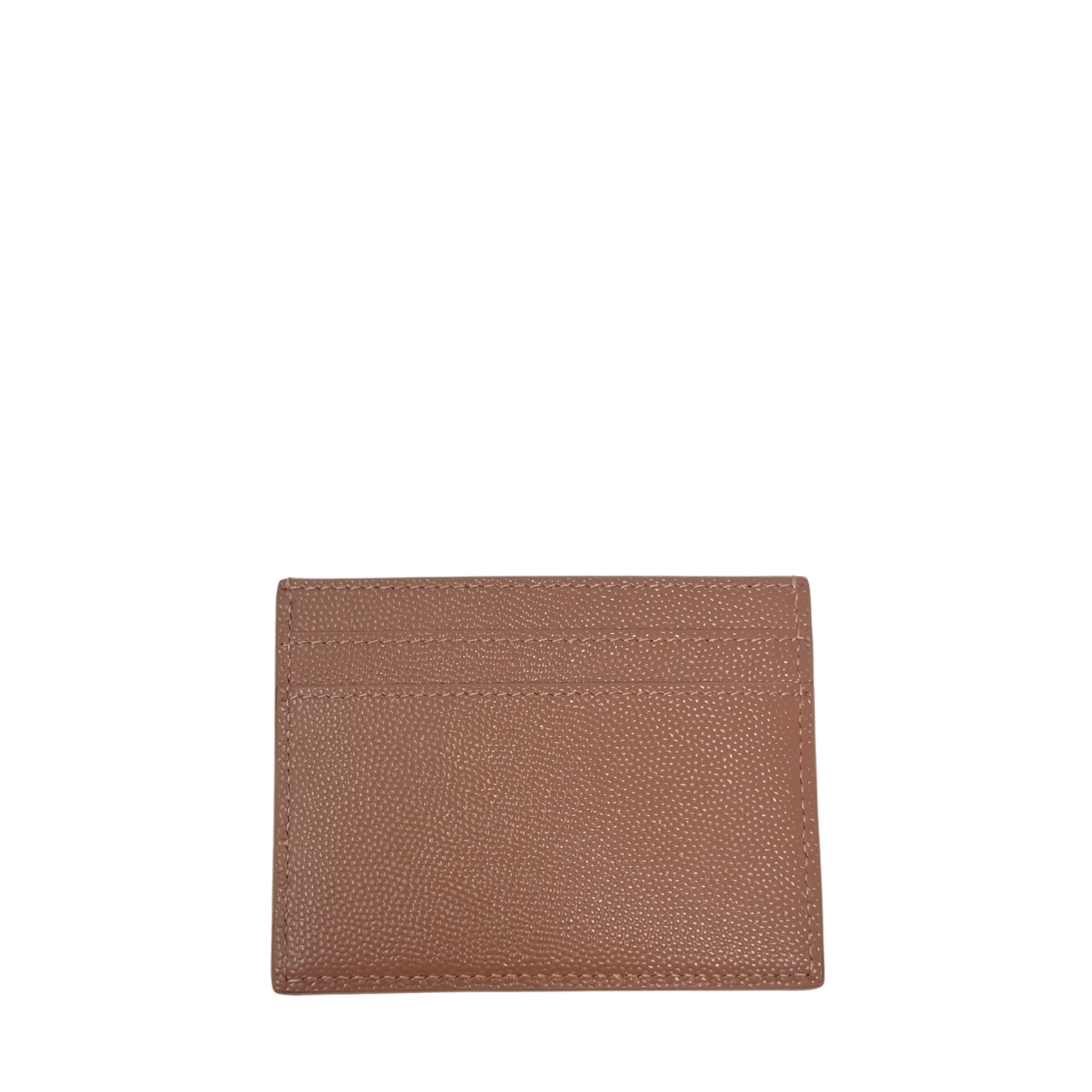 YSL Paris Card Case - Warm Beige