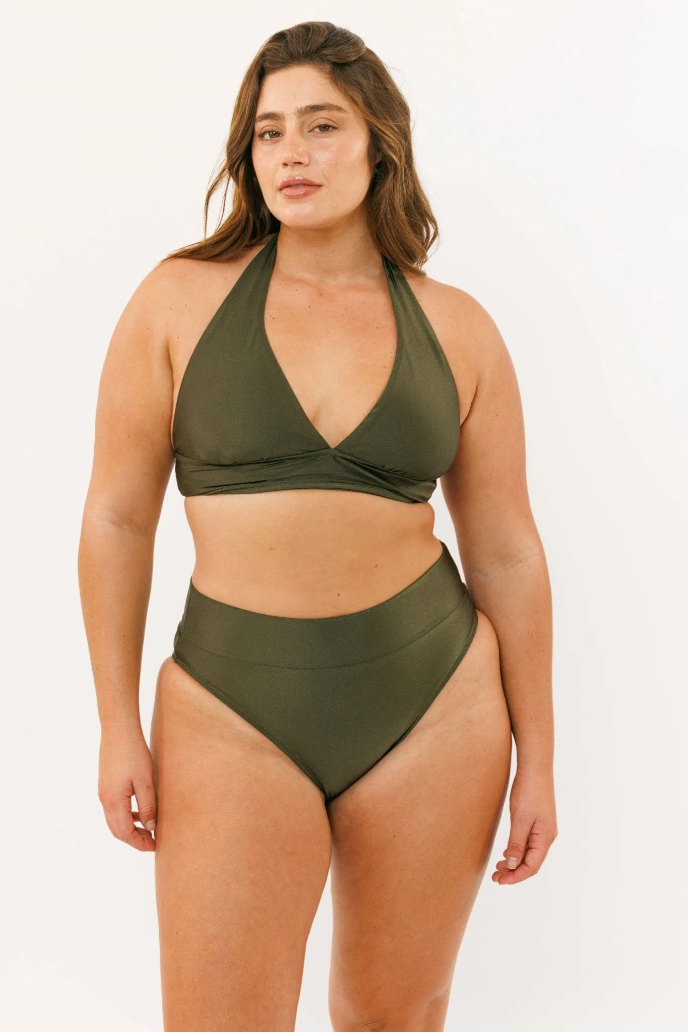 Yumi Bottom Shiny Olive